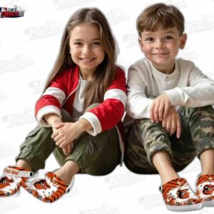 Baltimore Orioles MLB Crocs Clogs - Zigzag Paint Burst Baseball Fan Footwear 7