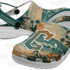 Cleveland Guardians MLB Crocs Clogs - Wave Scene Fir Green Baseball Fan Footwear 2