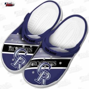 Colorado Rockies MLB Crocs Clogs - Vibrant Dual Tone Baseball Fan Footwear 3