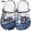 Colorado Rockies Purple Wave Swirl Crocs – Custom Name Baseball Clogs