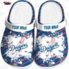 Miami Marlins Aqua Black Stripe Crocs – Custom Name Baseball Clogs
