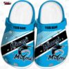 Miami Marlins Wave Swirl Crocs – Custom Name Blue Baseball Clogs Miami Marlins Wave Swirl Crocs – Custom Name Blue Baseball Clogs