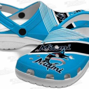 Miami Marlins MLB Crocs Clogs - Vibrant Dual Tone Baseball Fan Footwear 2