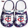 Milwaukee Brewers Navy Wave Swirl Crocs – Custom Name Baseball Clogs Milwaukee Brewers Navy Wave Swirl Crocs – Custom Name Baseball Clogs