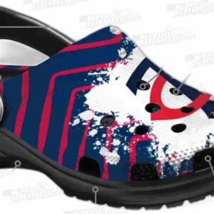 Minnesota Twins MLB Crocs Clogs - Zigzag Paint Burst Baseball Fan Footwear 4