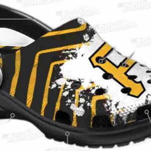 Pittsburgh Pirates MLB Crocs Clogs - Zigzag Paint Burst Baseball Fan Footwear 4