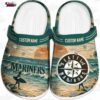 Seattle Mariners Compass Wave Crocs – Custom Name Baseball Clogs