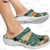 Texas Rangers Tropical Sunset Wave Crocs – Custom Name Baseball Clogs