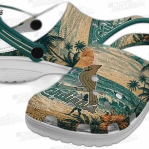 St Louis Cardinals MLB Crocs Clogs - Wave Scene Fir Green Baseball Fan Footwear 1